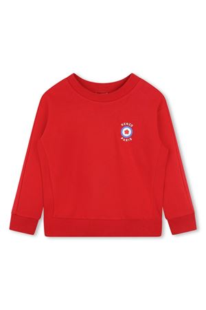 red cotton sweatshirt KENZO KIDS | K60773968